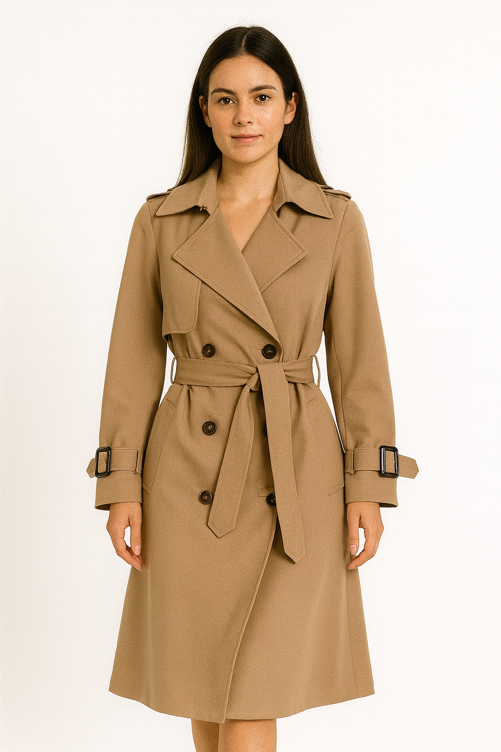 EleganceFlow™ Premium Trenchcoat