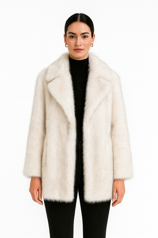 Arctic Luxe Faux Fur Coat