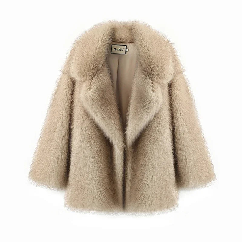 Arctic Luxe Faux Fur Coat