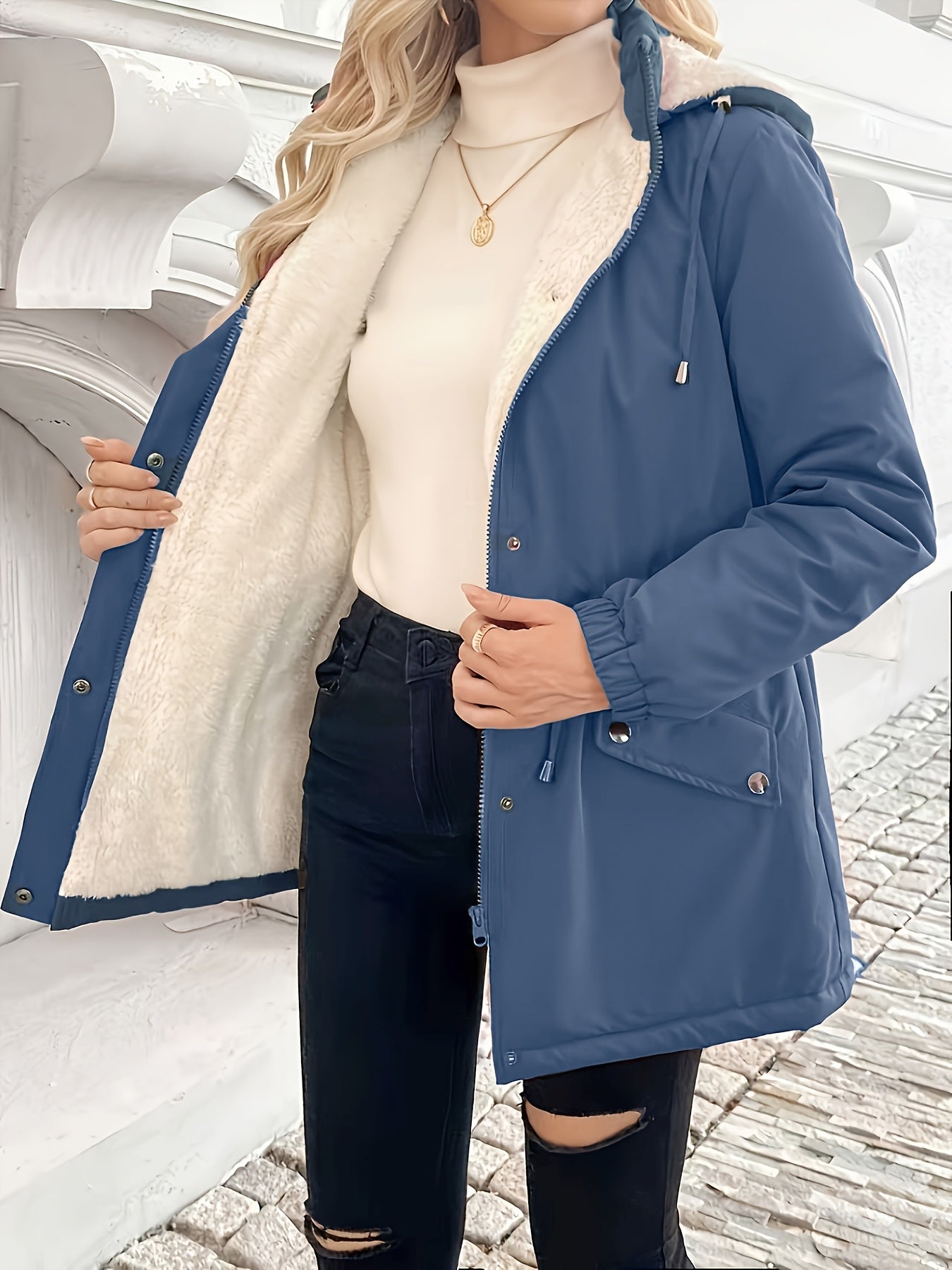 Aviator Shearling Comfort Jacket – Camel