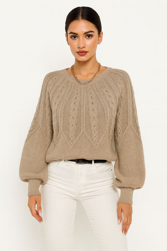 Heritage Cable Knit Sweater