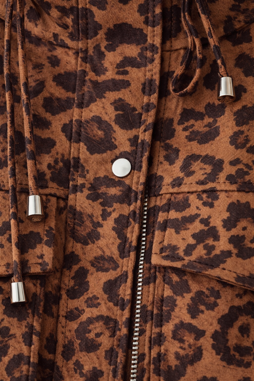 Dames Cropped Jas  – Korte Jas met Zakken en Taillekoord