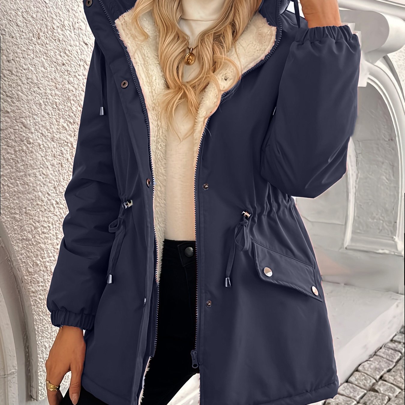 Aviator Shearling Comfort Jacket – Camel