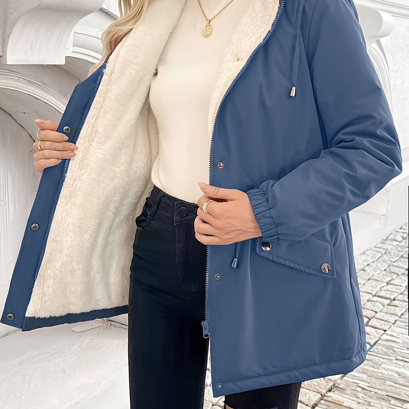 Aviator Shearling Comfort Jacket – Camel