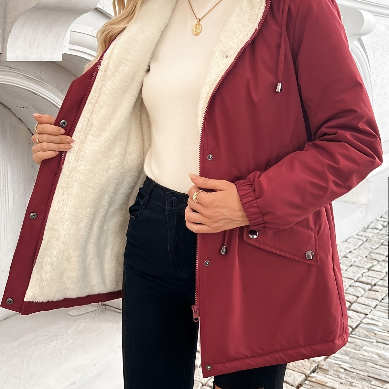 Aviator Shearling Comfort Jacket – Camel