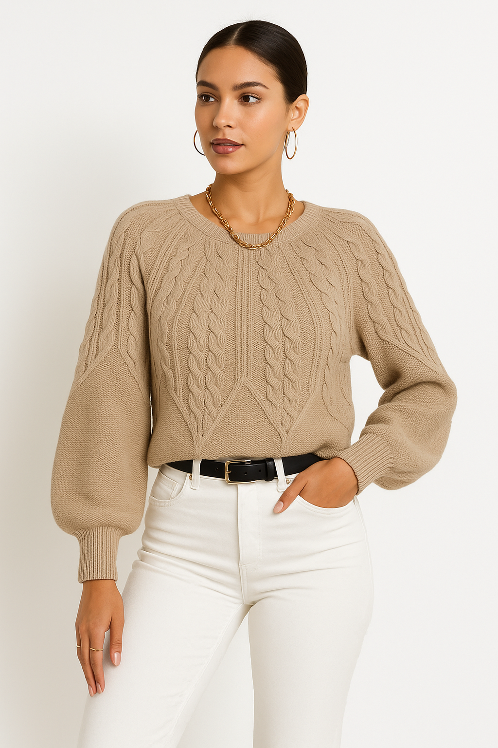 Heritage Cable Knit Sweater