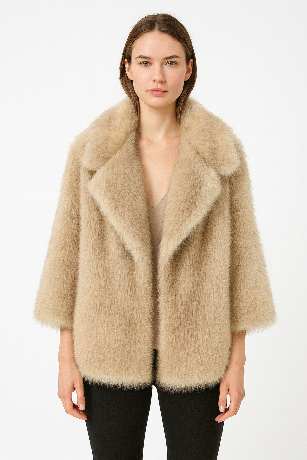 Arctic Luxe Faux Fur Coat