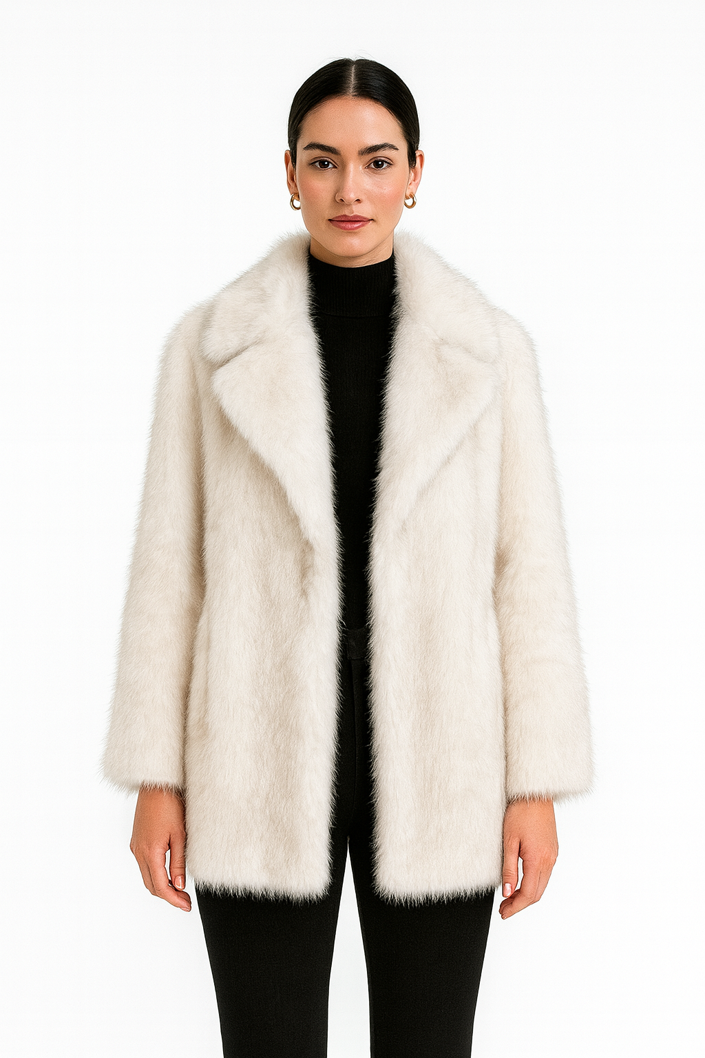Arctic Luxe Faux Fur Coat
