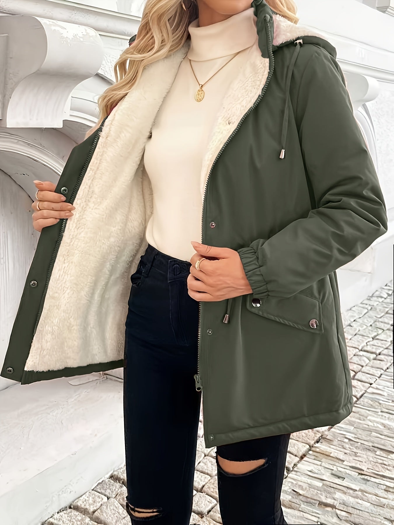 Aviator Shearling Comfort Jacket – Camel