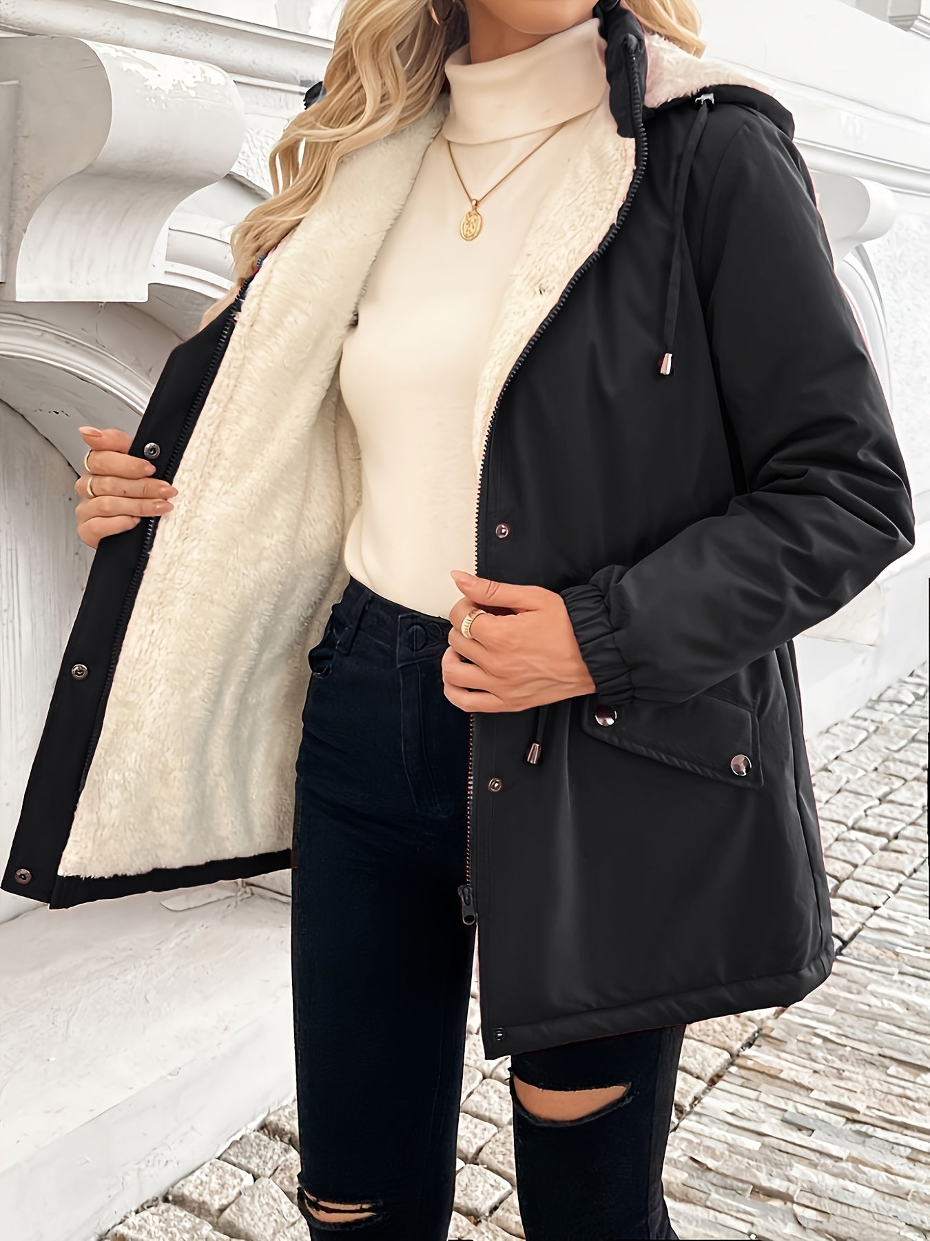 Aviator Shearling Comfort Jacket – Camel